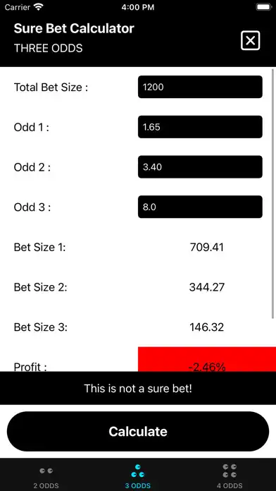 Play Surebet/Arbitrage Calculator as an online game Surebet/Arbitrage Calculator with UptoPlay