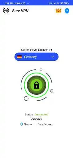 Play Sure VPN - Fast Secure VPN  and enjoy Sure VPN - Fast Secure VPN with UptoPlay