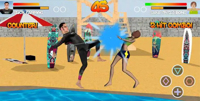 Play Surfer Fight Beach Play Surfer Fight Beach