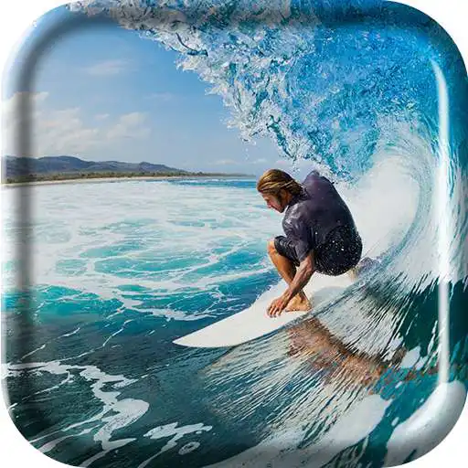 Free play online Surfing Wave Live Wallpaper  APK
