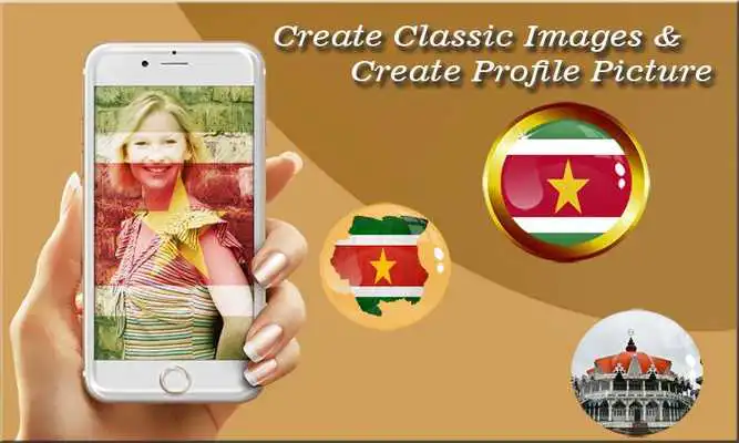 Play Suriname Flag Photo Editor
