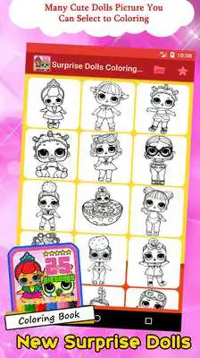 Play Surprise Dolls Coloring Book