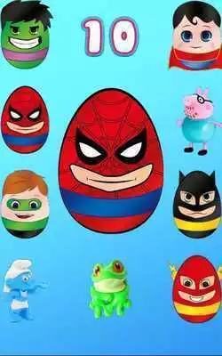 Play Surprise Eggs - Boys Superhero