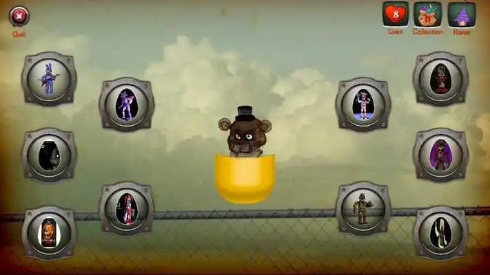 Play Surprise Eggs : Freddys Five Toys