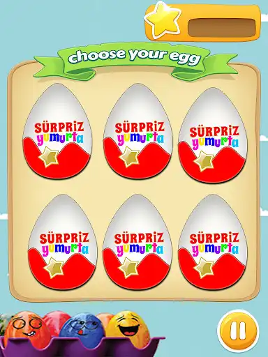 Play Surprise Eggs Fun Game as an online game Surprise Eggs Fun Game with UptoPlay