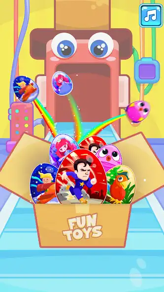 Play Surprise Eggs : Super Toy as an online game Surprise Eggs : Super Toy with UptoPlay