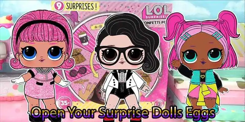 Play Surprise lol Dolls and Eggs