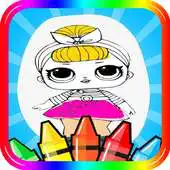 Free play online Surprise Lol Dolls Coloring Book Game APK