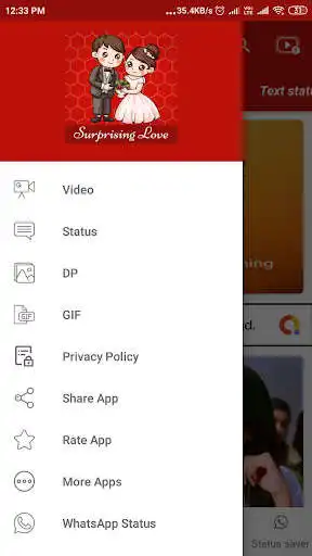 Play Surprising Love Status ( Daily Trending Videos ) as an online game Surprising Love Status ( Daily Trending Videos ) with UptoPlay