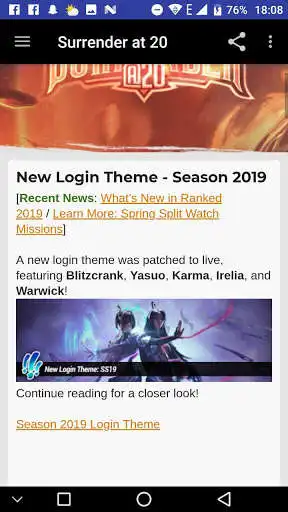 Play Surrender at 20 - LOL as an online game Surrender at 20 - LOL with UptoPlay