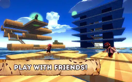 Play Survival on Raft Online War as an online game Survival on Raft Online War with UptoPlay