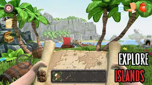 Play Survival Raft: Lost on Island - Simulator  and enjoy Survival Raft: Lost on Island - Simulator with UptoPlay
