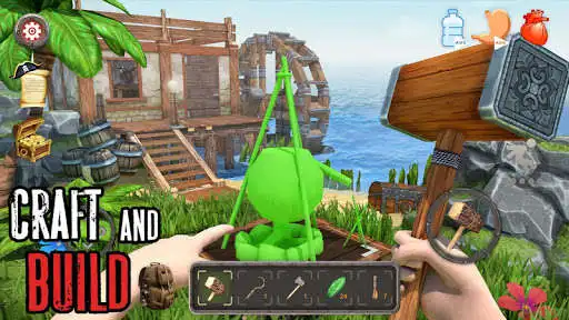 Play Survival Raft: Lost on Island - Simulator as an online game Survival Raft: Lost on Island - Simulator with UptoPlay