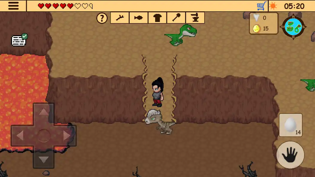 Play Survival RPG 3: Craft Retro 2D  and enjoy Survival RPG 3: Craft Retro 2D with UptoPlay