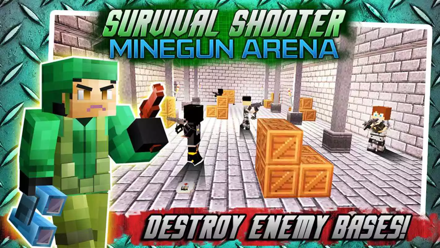 Play Survival Shooter MineGun Arena