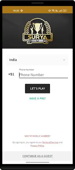 Play Surya Cup as an online game Surya Cup with UptoPlay