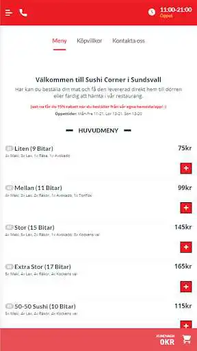 Play Sushi Corner Sundsvall  and enjoy Sushi Corner Sundsvall with UptoPlay