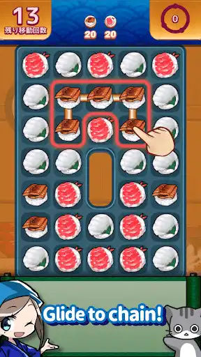 Play Sushi Puzzle 2 as an online game Sushi Puzzle 2 with UptoPlay
