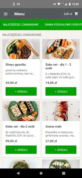 Play Sushi Zielony Chrzan as an online game Sushi Zielony Chrzan with UptoPlay