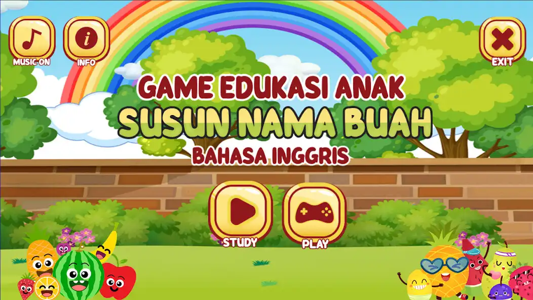 Play Susun Nama Buah Bahasa Inggris  and enjoy Susun Nama Buah Bahasa Inggris with UptoPlay
