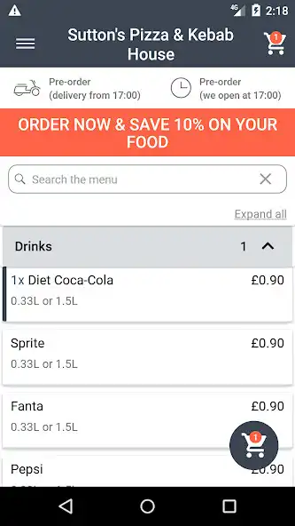 Play Suttons Pizza  Kebab House as an online game Suttons Pizza  Kebab House with UptoPlay