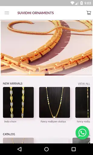 Play Suvidhi Ornaments - Gold Chain Wholesaler App as an online game Suvidhi Ornaments - Gold Chain Wholesaler App with UptoPlay