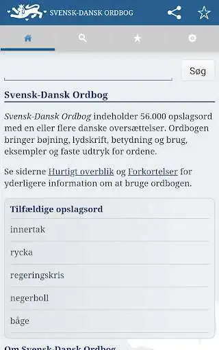 Play Svensk-Dansk Ordbog  and enjoy Svensk-Dansk Ordbog with UptoPlay