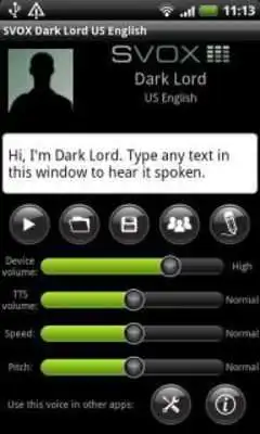 Play SVOX US English DarkLord Trial