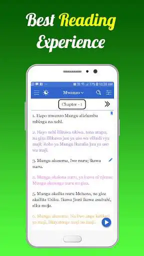 Play Swahili Bible, Biblia Takatifu  and enjoy Swahili Bible, Biblia Takatifu with UptoPlay