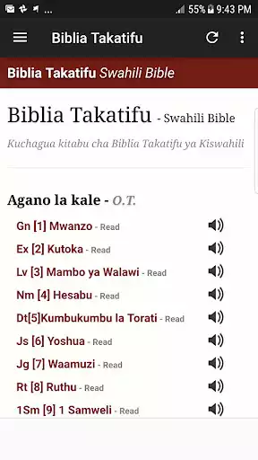 Play Swahili Bible  and enjoy Swahili Bible with UptoPlay