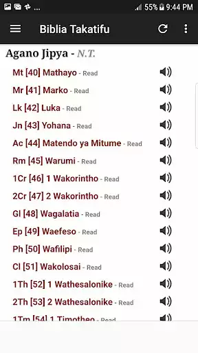 Play Swahili Bible as an online game Swahili Bible with UptoPlay