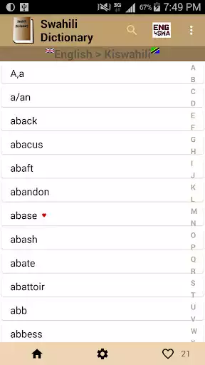 Play Swahili Dictionary  and enjoy Swahili Dictionary with UptoPlay