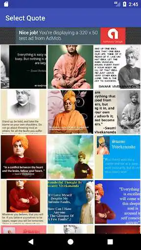 Play Swami Vivekananda Quotes (Offline) as an online game Swami Vivekananda Quotes (Offline) with UptoPlay