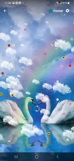 Play Swan Live Wallpaper as an online game Swan Live Wallpaper with UptoPlay