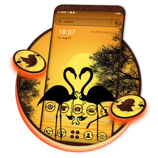Play Swan Sunset Theme APK