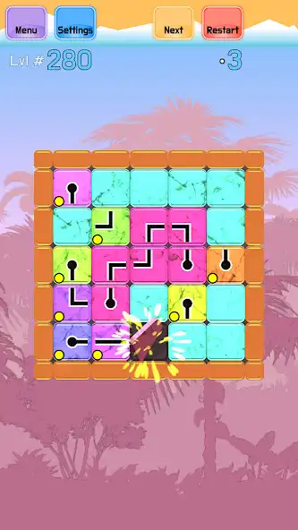 Play Swapping Lines Puzzle - Connect The Dots Challenge as an online game Swapping Lines Puzzle - Connect The Dots Challenge with UptoPlay
