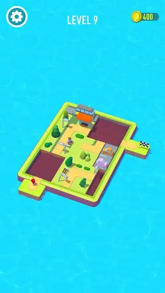 Play Swap Puzzle 3D - Build a Road as an online game Swap Puzzle 3D - Build a Road with UptoPlay