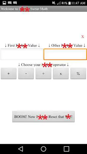 Play Swear Math (Swearing Calculator)  and enjoy Swear Math (Swearing Calculator) with UptoPlay