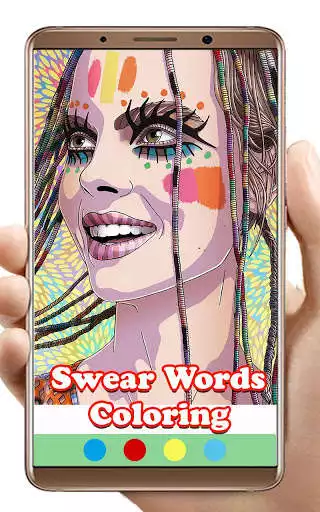 Play Swear Words Coloring Book Adult Color by Number