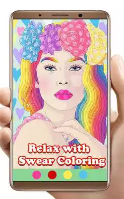 Play Swear Words Coloring Book Adult Color by Number