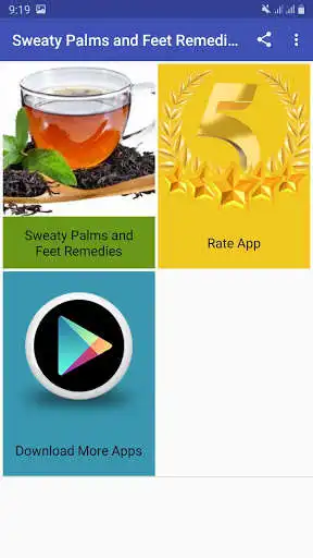 Play APK Sweaty Palms and Feet Remedies  and enjoy Sweaty Palms and Feet Remedies with UptoPlay com.andromo.dev531271.app533695