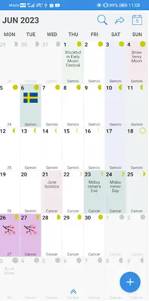 Play Sweden Calendar 2023 as an online game Sweden Calendar 2023 with UptoPlay