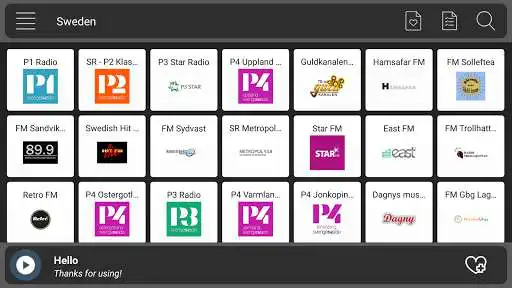 Play Sweden Radio - Sweden FM AM Online  and enjoy Sweden Radio - Sweden FM AM Online with UptoPlay