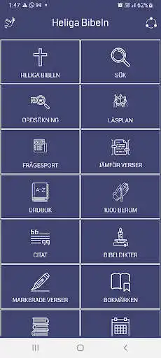 Play Swedish Bible(Heliga Bibeln) as an online game Swedish Bible(Heliga Bibeln) with UptoPlay