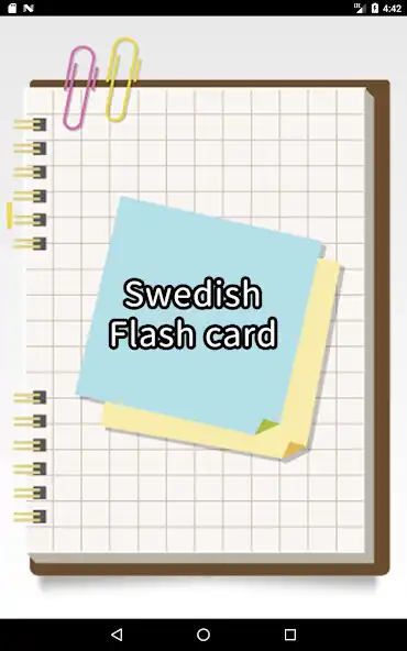 Play Swedish simple flash card  and enjoy Swedish simple flash card with UptoPlay
