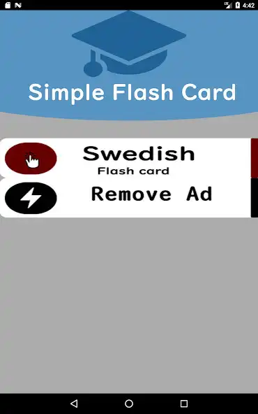 Play Swedish simple flash card as an online game Swedish simple flash card with UptoPlay