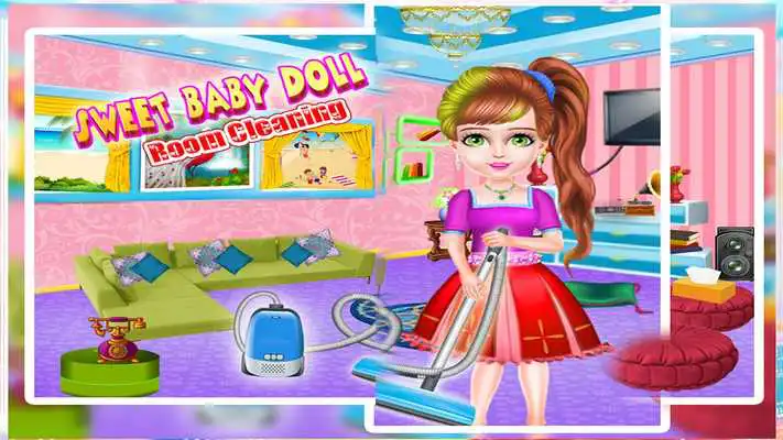 Play Sweet Baby Doll Room Cleaning