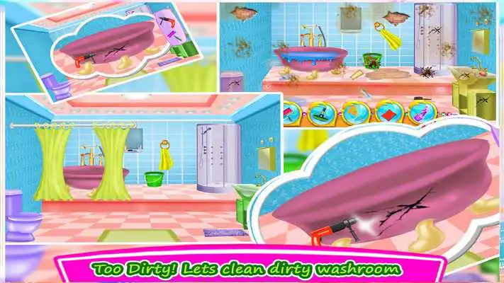Play Sweet Baby Doll Room Cleaning
