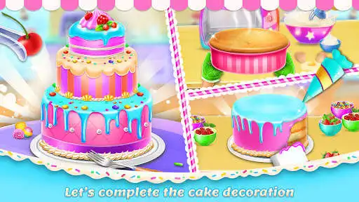Play Sweet Bakery - Girls Cake Game as an online game Sweet Bakery - Girls Cake Game with UptoPlay