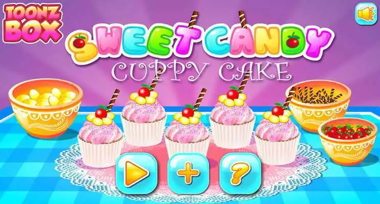 Play Sweet Candy Cup Cake Cooking